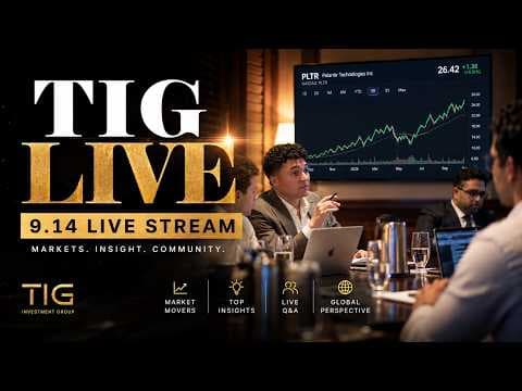 YouTube thumbnail for a TIG meeting recording