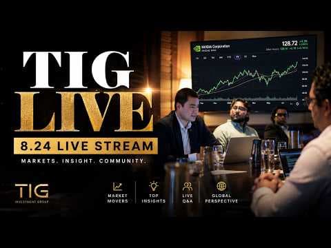 YouTube thumbnail for a TIG meeting recording